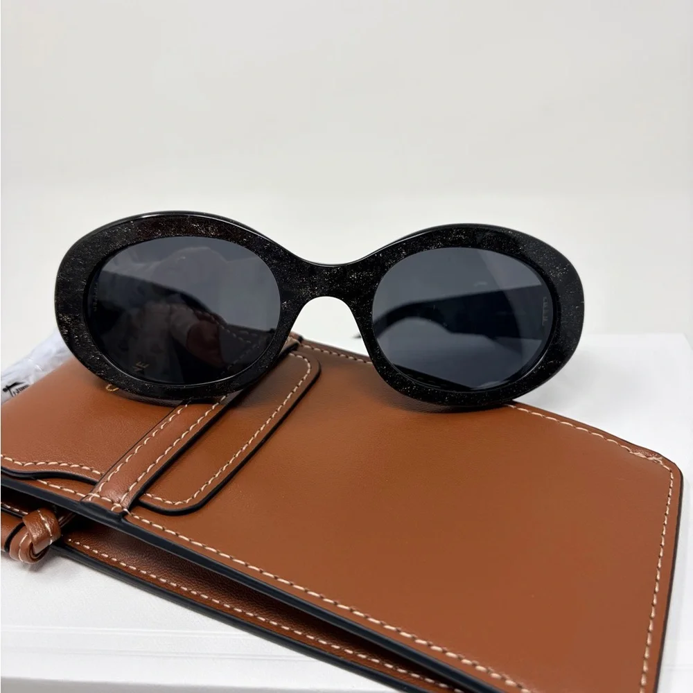 New Celine Triomphe Oval Sunglasses - Picture 12 of 12